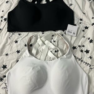 lululemon athletica Black and White Sports Bras